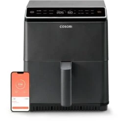 Cosori Fritteuse Dual Blaze XXL, CAF-P583S-KEUR, 1700 W, Heißluftfritteuse, Mit App, Für 6,4 Liter
