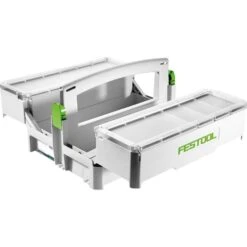Festool Werkzeugkoffer SYS-StorageBox SYS-SB, Leer, Kunststoff Klappkoffer