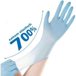 Franz-Mensch Einmalhandschuhe Safe Super Stretch, Nitril, Puderfrei, Blau, 100 Stück, Größe XS -Angebote HausGlanz Store 03d3e5e3bafff78935fda510af4bfb64096ff574 einmalhandschuhe franz mensch safe super stretch