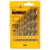 DeWalt Bohrer DT5921, 10-teiliges Set, HSS-G DIN 338, Metallbohrer