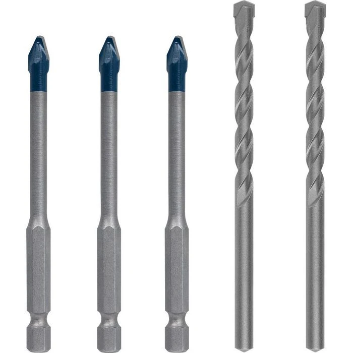 Bosch Bohrer Expert HEX-9 HardCeramic Mixed, 5-teiliges Set, 6mm, Fliesenbohrer 1 Bosch Bohrer Expert HEX-9 HardCeramic Mixed, 5-teiliges Set, 6mm, Fliesenbohrer