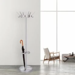 Kerkmann Garderobenständer Public, 6796, Mit 18 Haken, Metall, Alusilber -Angebote HausGlanz Store 07a20e03a14c2b489a42aea49fb13c6b7a98fa19 garderobenstaender kerkmann public 6796