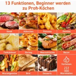 Cosori Fritteuse Premium XXL, CP158-AF-RXL, 1700 W, Heißluftfritteuse, Ohne Öl, Für 5,5 Liter 11 Cosori Fritteuse Premium XXL, CP158-AF-RXL, 1700 W, Heißluftfritteuse, Ohne Öl, Für 5,5 Liter -Angebote HausGlanz Store 096765cfcd09de8cf16c2f64a32890024dc40d4f fritteuse cosori premium xxl cp158 af rxl