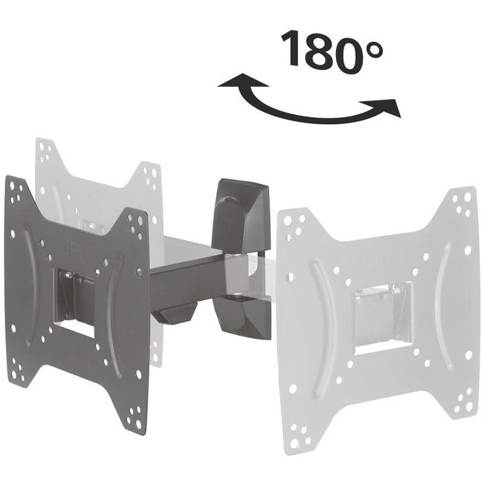 Hama TV-Wandhalterung 118100 Fullmotion, Schwarz, Neigbar, Schwenkbar, 19-48 Zoll 3 Hama TV-Wandhalterung 118100 Fullmotion, Schwarz, Neigbar, Schwenkbar, 19-48 Zoll – Bild 3