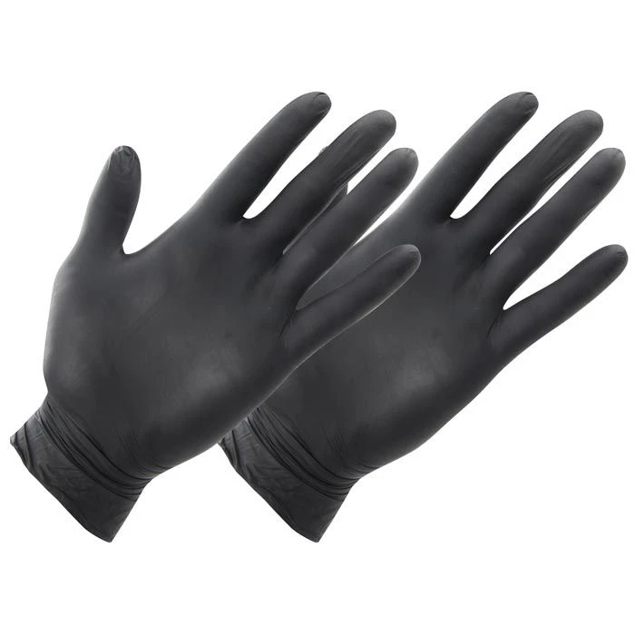 MaiMed Einmalhandschuhe Nitril Black, Puderfrei, 76843, Schwarz, 100 Stück, Größe L 2 MaiMed Einmalhandschuhe Nitril Black, Puderfrei, 76843, Schwarz, 100 Stück, Größe L – Bild 2