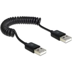 DeLock USB-Kabel USB 2.0, 0,6 M, Anschlusskabel, A Stecker / A Stecker