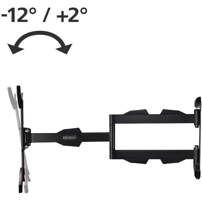 Hama TV-Wandhalterung 108712 Fullmotion, Schwarz, Ultralang, Neigbar, Schwenkbar, 32-65 Zoll 2 Hama TV-Wandhalterung 108712 Fullmotion, Schwarz, Ultralang, Neigbar, Schwenkbar, 32-65 Zoll – Bild 2