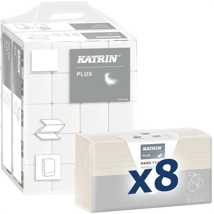 Katrin Papierhandtücher Classic Non Stop M3 73177, 3-lagig, Interfold-Falz, 20,3 X 25,5 Cm, 960 Stück 1 Katrin Papierhandtücher Classic Non Stop M3 73177, 3-lagig, Interfold-Falz, 20,3 X 25,5 Cm, 960 Stück