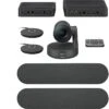 Logitech Videokonferenzsystem Rally Plus, Inkl. Lautsprecher, Mikrofon, Hub, Kamera