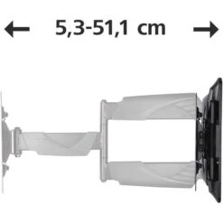 Hama TV-Wandhalterung 118665 Fullmotion, Schwarz, Neigbar, Schwenkbar, 19-48 Zoll -Angebote HausGlanz Store 122ee8032e246fe1b114f2e1e38fd2c1cb03b0bb tv wandhalterung hama 118665 fullmotion schwarz