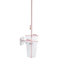 Tesa WC-Bürste Klaam, Weiß / Chrom, Bürstenhalter Aus Glas, Zur Wandmontage 9 Tesa WC-Bürste Klaam, Weiß / Chrom, Bürstenhalter Aus Glas, Zur Wandmontage -Angebote HausGlanz Store 13960992bf060a4aeab8dab61afbe87977cb3b3f wc buerste tesa klaam weiss chrom
