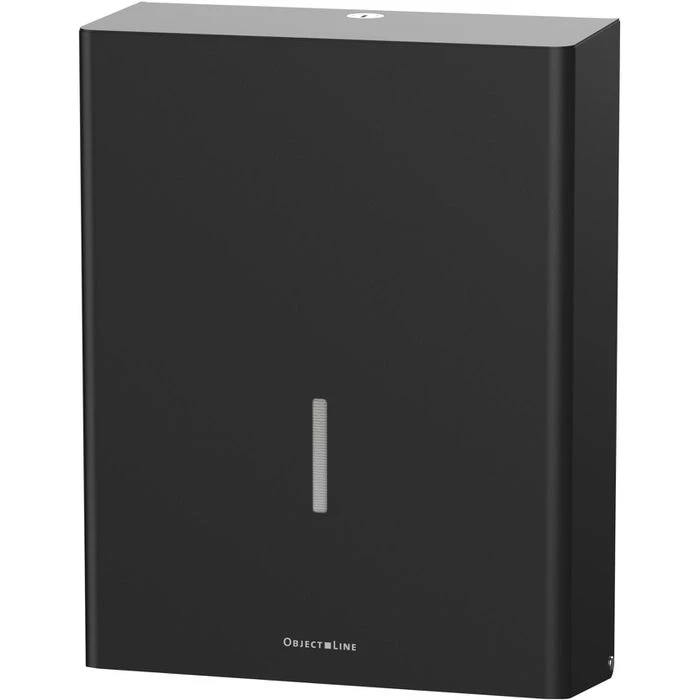 CWS Handtuchspender ObjectLine 750, 706503, Edelstahl, 750 Tücher, Schwarz 1 CWS Handtuchspender ObjectLine 750, 706503, Edelstahl, 750 Tücher, Schwarz
