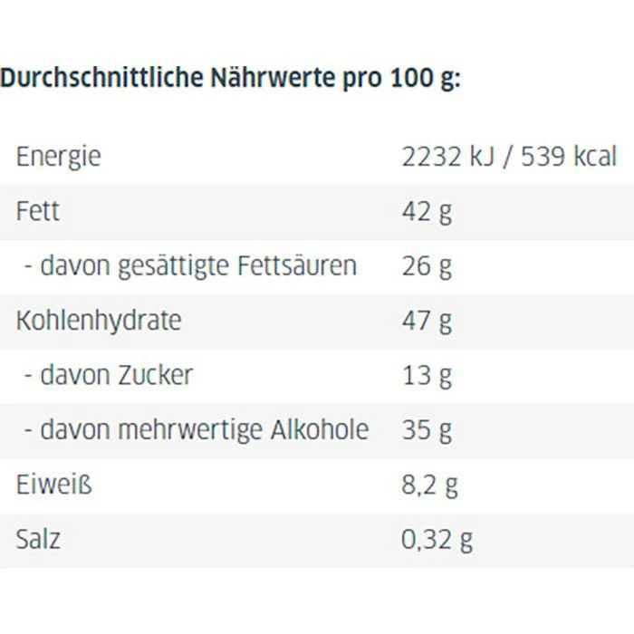 Xucker Tafelschokolade Pure Weiße, Mit Süßungsmittel Xylit, 80g 4 Xucker Tafelschokolade Pure Weiße, Mit Süßungsmittel Xylit, 80g – Bild 4