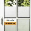 Hinrichs Fensterfolie 163, Milchglasoptik, Selbsthaftend, 90cm X 2m