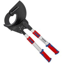 Knipex Kabelschneider 95 32 100, 680mm, Ratschenprinzip, Mit Teleskopschenkeln