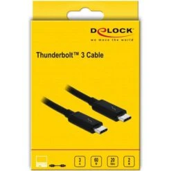 DeLock Thunderbolt 3 USB-Kabel, USB 3.1, 2 M -Angebote HausGlanz Store 18abfbeefbefeae76edde2b90b52a81cb90d70a9 usb kabel delock thunderbolt 3 usb 3.1 2 0 m