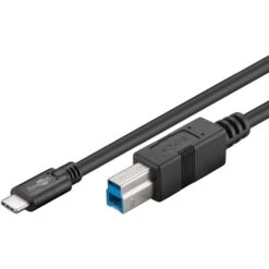 Goobay USB-Kabel 67986, USB 3.0, 1 M, Anschlusskabel, C Stecker / B Stecker