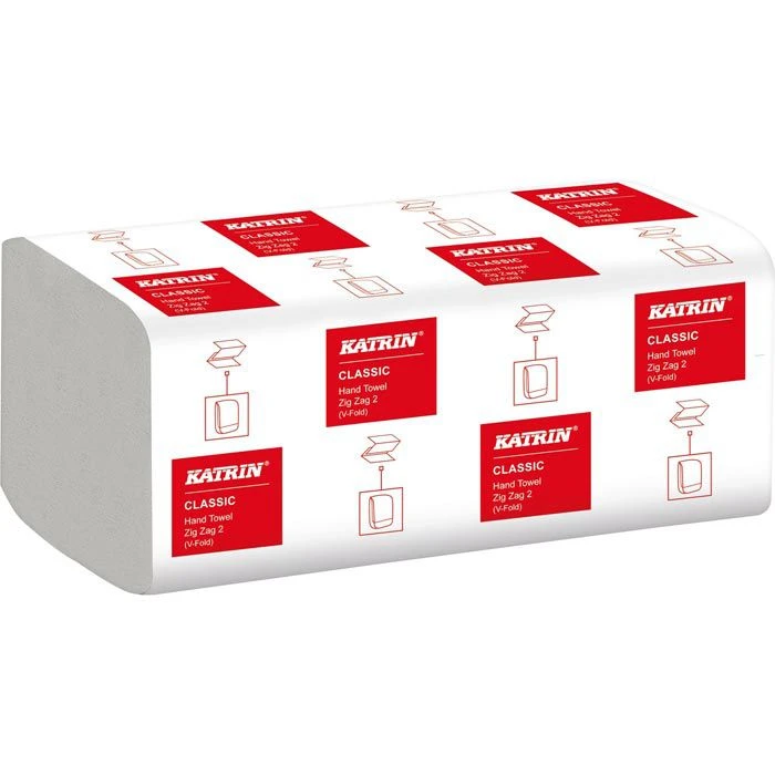 Katrin Classic 35588 Handy Pack, 2-lagig, Zick-Zack-Falz, 23 X 24,4 Cm, 4000 Stück, Papierhandtücher 3 Katrin Classic 35588 Handy Pack, 2-lagig, Zick-Zack-Falz, 23 X 24,4 Cm, 4000 Stück, Papierhandtücher – Bild 3