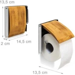 Toilettenpapierspender Relaxdays Bambus Und Edelstahl, Für 1 Kleinrolle, Braun -Angebote HausGlanz Store 1bb6d9a69360b19a3fd9368f600a67525956cf3b toilettenpapierspender relaxdays