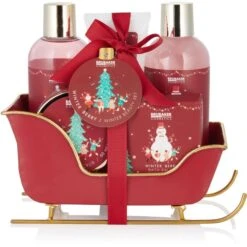BRUBAKER Geschenkset Cosmetics Winter Berry, Bade- Und Dusch-Set, Winter Beeren, 6-teilig