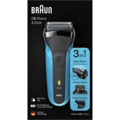 Braun Elektrorasierer Series 3 310BT Shave & Style, Für Herren, Wet & Dry, Mit Trimmer, Schwarz/blau -Angebote HausGlanz Store 1d8e94c9997964868ff5724d959a0e7168002c58 elektrorasierer braun series 3 310bt shave und style