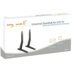 MyWall TV-Ständer HP35L, Schwarz, TV-Standfuß, 13-37 Zoll, 2 Stück -Angebote HausGlanz Store 1deca21210274bd7751debbd6847ee9debe392ef tv staender mywall hp35l schwarz
