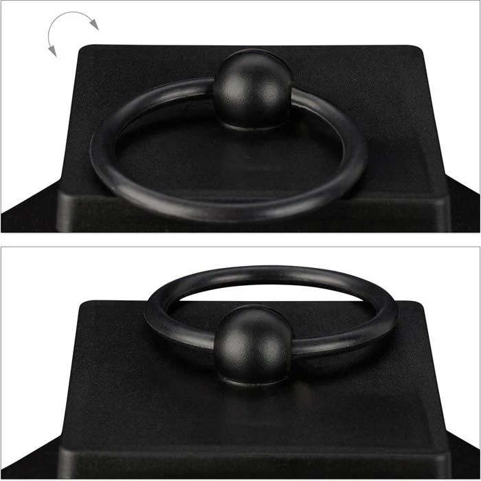 Relaxdays Laterne Flackern Mit LED-Licht, Für Außen, Kunststoff, Glas, Höhe 30 Cm 5 Relaxdays Laterne Flackern Mit LED-Licht, Für Außen, Kunststoff, Glas, Höhe 30 Cm – Bild 5