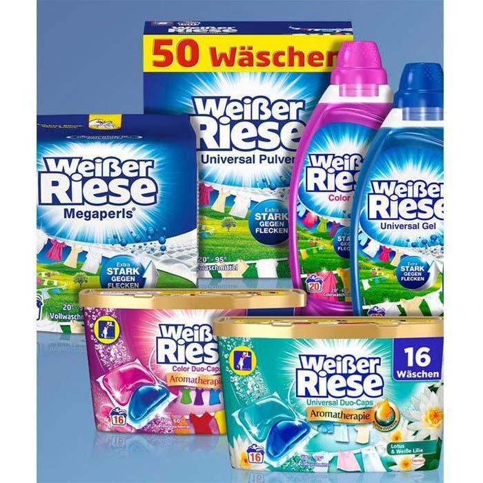 Weißer-Riese Waschmittel Universal Gel, Vollwaschmittel, Gel, 3,5 Liter, 70 Waschladungen 2 Weißer-Riese Waschmittel Universal Gel, Vollwaschmittel, Gel, 3,5 Liter, 70 Waschladungen – Bild 2