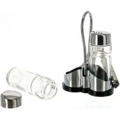 Contacto Salz-und-Pfefferstreuer 1416002, Set Mit Menage, Glas / Edelstahl -Angebote HausGlanz Store 21247f67fcb34b1011723d460e779e9260b40e31 salz und pfefferstreuer contacto 1416002