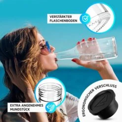 Lichtenwerk Karaffe SodaGiant Glasflasche, Set, Mit Deckel, 2x 0,9 Liter -Angebote HausGlanz Store 223cf7f5fd40a6d36ec27b6dcb8025c5a0bbab35 karaffe lichtenwerk sodagiant glasflasche set