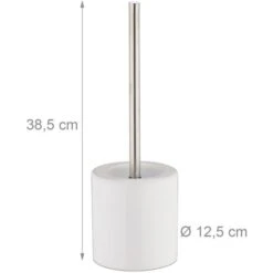 Relaxdays WC-Bürste Weiß, Bürstenhalter Aus Keramik 9 Relaxdays WC-Bürste Weiß, Bürstenhalter Aus Keramik -Angebote HausGlanz Store 2399e86306c6562fb3e5ca4c7fa760a47e1d1a5c wc buerste relaxdays weiss