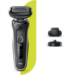 Braun Elektrorasierer Series 5 50-W4200cs, Weiß, Wet & Dry, Mit EasyClick-Präzisionstrimmer