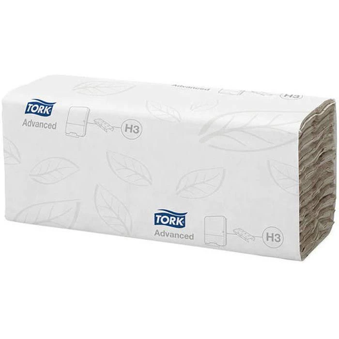 Tork Papierhandtücher Advanced, 290276, H3, Weiß, 2-lagig, Lagen-Falz, 25 X 50 Cm, 1600 Stück 3 Tork Papierhandtücher Advanced, 290276, H3, Weiß, 2-lagig, Lagen-Falz, 25 X 50 Cm, 1600 Stück – Bild 3