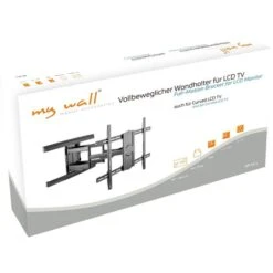 MyWall TV-Wandhalterung HP45L, Schwarz, Scherenarm, Neigbar, Schwenkbar, 42-100 Zoll -Angebote HausGlanz Store 28190160aae449ee9137268c5cbedd06cc73ec77 tv wandhalterung mywall hp45l schwarz