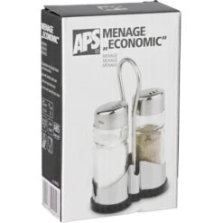 APS Salz-und-Pfefferstreuer Economic, Set, Mit Menage, Aus Edelstahl / Glas, Transparent -Angebote HausGlanz Store 2886fe7f7b17786c6c658b74242ca0b7a924edb8 salz und pfefferstreuer aps economic