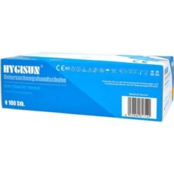 HYGISUN Einmalhandschuhe Intco Nitril, Puderfrei, Blau, 100 Stück, Größe M -Angebote HausGlanz Store 28cbed8670a9c258e6e5bf9a7c8f7bf4577fc0af einmalhandschuhe hygisun intco nitril puderfrei