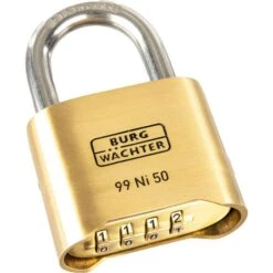 Burg Wächter Burg-Wächter Vorhängeschloss No.99, 99 Ni 50 SB, Zahlenschloss Mit Schlüssel, Wetterfest, Messing -Angebote HausGlanz Store 2990a74393753daf4608b990221f044be5e1c0d2 vorhaengeschloss burg waechter no.99 99 ni 50 sb