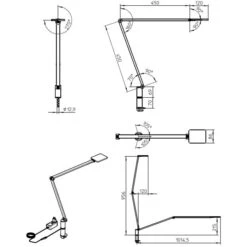 Novus Schreibtischlampe Attenzia Task LED, Dimmbar, Schwarz, Tischklemme 8 Novus Schreibtischlampe Attenzia Task LED, Dimmbar, Schwarz, Tischklemme -Angebote HausGlanz Store 29e13a3c57db3fa94dea1f2194f2397f6f1c49d8 schreibtischlampe novus attenzia task led