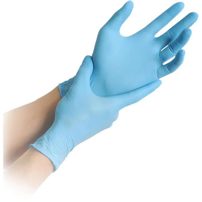 MaiMed Einmalhandschuhe Solution Nitril, Puderfrei, Blau, 100 Stück, Gr. L 2 MaiMed Einmalhandschuhe Solution Nitril, Puderfrei, Blau, 100 Stück, Gr. L – Bild 2