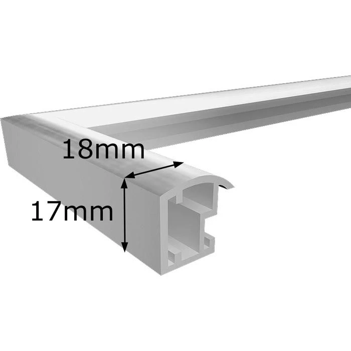 Walther-design Bilderrahmen Trendstyle KP050W, 40 X 50cm, Kunststoffrahmen, Glasscheibe, Weiß 2 Walther-design Bilderrahmen Trendstyle KP050W, 40 X 50cm, Kunststoffrahmen, Glasscheibe, Weiß – Bild 2