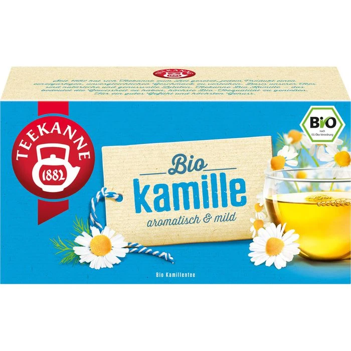 Teekanne Tee Kamille BIO, 18 Teebeutel, 27g 2 Teekanne Tee Kamille BIO, 18 Teebeutel, 27g – Bild 2