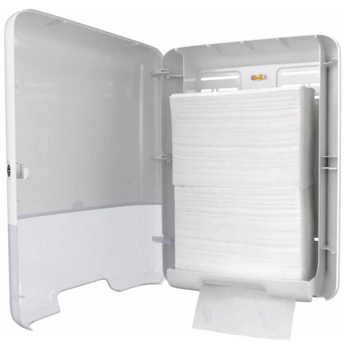 Tork 290190 Advanced 2-lagig Zick-Zack 23x23 Weiß 2 Tork 290190 Advanced 2-lagig Zick-Zack 23x23 Weiß – Bild 2