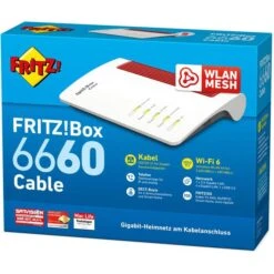 AVM WLAN-Router FRITZ!Box 6660 Cable, 3000 MBit/s, Basis Für Schnurlostelefone -Angebote HausGlanz Store 30d2a3dfc040a0f920419464cdc1ff6c0159d86c wlan router avm fritzbox 6660 cable