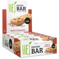 HEJ Proteinriegel Protein Bar Low Sugar, Apple & Cinnamon, Je 60g, 12 Riegel