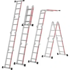 Hymer Gelenkleiter 414312, Mit Plattform, Aus Aluminium, Universalleiter, 4 X 3 Sprossen -Angebote HausGlanz Store 32363104cf681b1ab6d326381e8a9aa81b1c83ad gelenkleiter hymer 414312 mit plattform