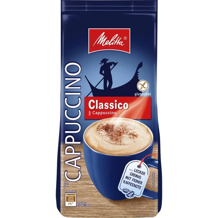 Melitta Kaffee Cappuccino Classico, Instant-Kaffee, Mild, 400g 1 Melitta Kaffee Cappuccino Classico, Instant-Kaffee, Mild, 400g