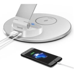 TaoTronics Schreibtischlampe TT-DL069 LED, Dimmbar, USB, Qi-Ladegerät, Standfuß -Angebote HausGlanz Store 338361dadbd93d5fc281c1f7142823db2addb071 schreibtischlampe taotronics tt dl069 led