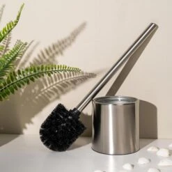 Bremermann WC-Bürste WC-Garnitur, Silber, Bürstenhalter Aus Edelstahl, Inkl. 3 Ersatzköpfe -Angebote HausGlanz Store 36c4334ab8734724b92ba67d22441ca58b41b97a wc buerste bremermann wc garnitur silber