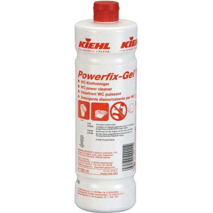 Kiehl WC-Reiniger Powerfix-Gel, J400601, WC-Kraftreiniger, 1 Liter 1 Kiehl WC-Reiniger Powerfix-Gel, J400601, WC-Kraftreiniger, 1 Liter