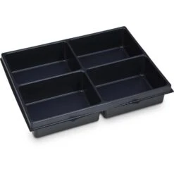 Bosch-Sortimo Einlage Kleinteileeinsatz I-BOXX 72, Tiefziehteil Mit 4 Mulden, Universell Nutzbar